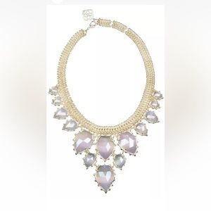 Kendra Scott Iridescent Grey Gretchen Necklace